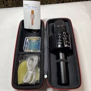 Bonaok Q37 Wireless Microphone & Hiding Speaker